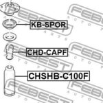 Подшипник опоры переднего амортизатора FEBEST KBSPOR