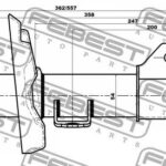 Амортизатор передний правый GAS.TWIN TUBE FEBEST
