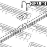 Скоба задней рессоры ремкомплект FEBEST