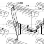 Амортизатор передний левый GAS.TWIN TUBE FEBEST