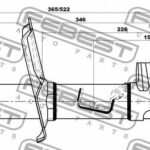 Амортизатор передний правый GAS.TWIN TUBE FEBEST