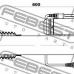 Амортизатор задний GAS.TWIN TUBE.ELECTRIC CONTROL FEBEST