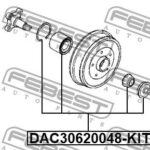 Подшипник ступичный задний ремкомплект 30X62X48 FEBEST
