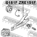 ВИЛКА СЦЕПЛЕНИЯ TOYOTA AURIS 07- FEBEST