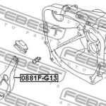 ВИЛКА СЦЕПЛЕНИЯ SUBARU LEGACY 03- FEBEST