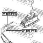 ТРОС КОРОБКИ ПЕРЕДАЧ FORD TRANSIT 00- FEBEST