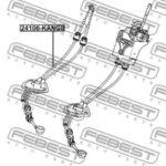 ТРОС КОРОБКИ ПЕРЕДАЧ RENAULT SCENIC 02- FEBEST