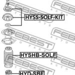 Опора переднего амортизатора ремкомплект FEBEST