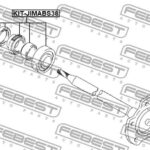 Подшипник шариковый задней полуоси ремкомплект 35X72X22 FEBEST