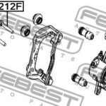Втулка направляющая суппорта тормозного переднего FEBEST