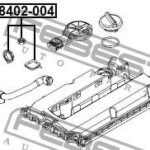 Прокладка клапана рециркуляции картерных газов комплект FEBEST