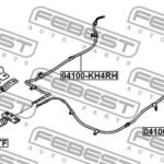 Трос ручного тормоза FEBEST