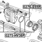 Ремкомплект суппорта тормозного переднего (на обе стороны) FEBEST