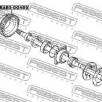 Кольцо ABS FEBEST