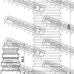 Пыльник переднего амортизатора с отбойником комплект FEBEST