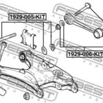 Болт с эксцентриком ремкомплект FEBEST 1929005KIT