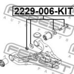Болт с эксцентриком ремкомплект FEBEST