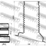 Пыльник переднего амортизатора с отбойником комплект FEBEST