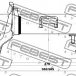 Амортизатор передний левый GAS.TWIN TUBE FEBEST