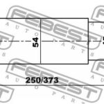 Амортизатор задний GAS.TWIN TUBE FEBEST