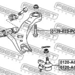 Болт крепления подвески PCS 2 FEBEST