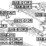 Болт с эксцентриком ремкомплект FEBEST