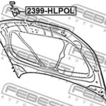 Защелка замка капота FEBEST