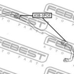 Втулка переднего стабилизатора D23.7 FEBEST