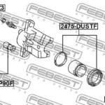 Пружина прижимная тормозных колодок FEBEST