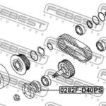 ФЛАНЕЦ РАЗДАТОЧНОЙ КОРОБКИ NISSAN PATHFINDER 05- FEBEST
