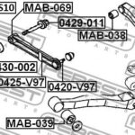 Гайка PCS10 FEBEST