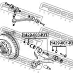 Болт с эксцентриком ремкомплект FEBEST
