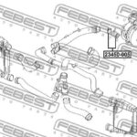 Патрубок фильтра воздушного FEBEST