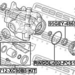 ПОЛУОСЬ ПРАВАЯ 53X62X45 VOLVO XC90 03- FEBEST