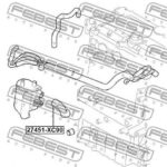 Патрубок системы вентиляции картера FEBEST 27451XC90