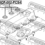 Втулка уплотнительная топливной форсунки FEBEST
