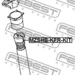Пыльник заднего амортизатора с отбойником комплект FEBEST