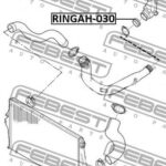 Кольцо уплотнительное воздушного патрубка FEBEST
