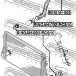 Кольцо уплотнительное воздушного патрубка PCS 10 FEBEST