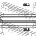Сальник полуоси 38.8X55.3X8.7X13.6 FEBEST