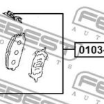 Монтажный комплект для дисковых колодок FEBEST