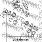Ремкомплект суппорта тормозного переднего (на обе стороны) FEBEST