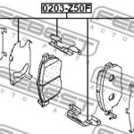Монтажный комплект для дисковых колодок FEBEST
