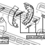 Регулятор задних тормозных колодок левый FEBEST