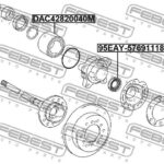 Подшипник ступичный задний 42X82X40 FEBEST