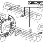 Монтажный комплект барабанных колодок FEBEST