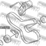 Ролик обводной комплект FEBEST