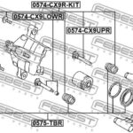 Втулка направляющая суппорта тормозного заднего FEBEST