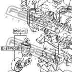 Натяжитель ремня FEBEST