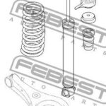 Болт крепления подвески ремкомплект FEBEST